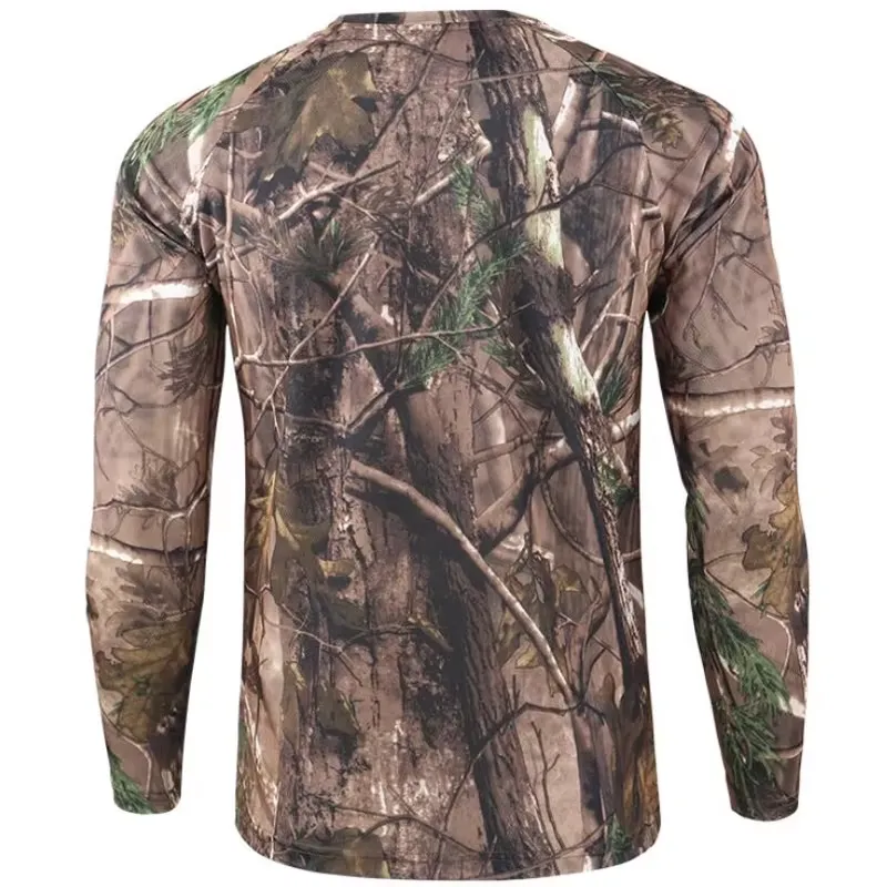 Męska koszulka z długim rękawe – Outdoor Hunting Prints recenzja i cena